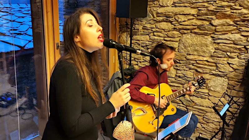Il duo Jazz Les Amoreoux in concerto ad Ostana