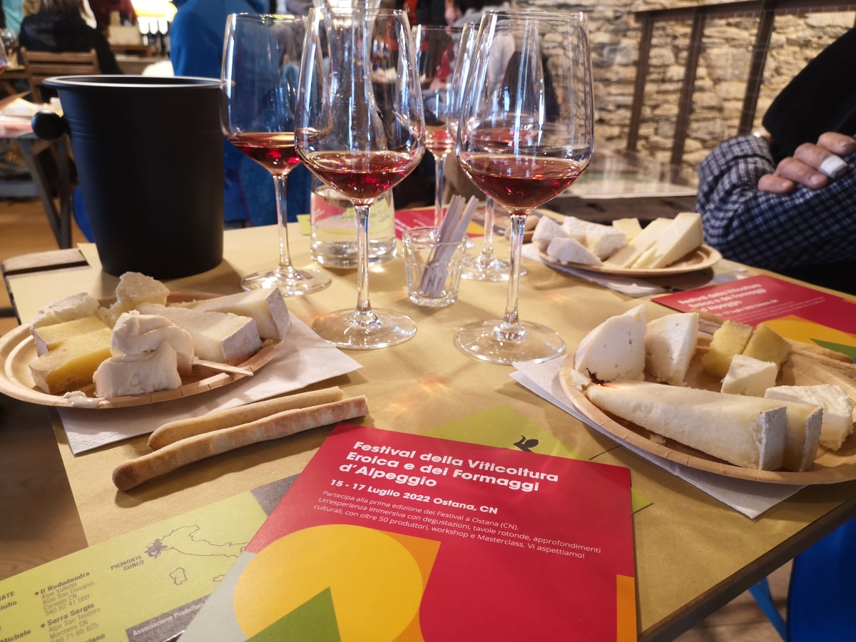 Degustazione vini eroici e formaggi d'alpeggio del cuneese 24 aprile 2022 - Ostana, Viso a Viso