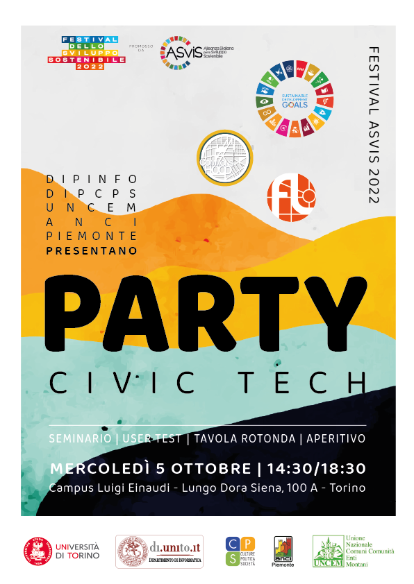 Civic Tech Party locandina